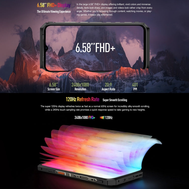 Ulefone Power Armor 18T Ultra Version 5G Thermal Imaging Rugged Phone, Side Fingerprint, 6.58 inch Android 13 MediaTek Dimensity 7050 Octa Core up to 2.6GHz, Network: 5G, NFC, OTG Ulefone Power Armor 18T Ultra Version 5G Thermal Imaging Rugged Phone, Side Fingerprint, 6.58 inch Android 13 MediaTek Dimensity 7050 Octa Core up to 2.6GHz, Network: 5G, NFC, OTG